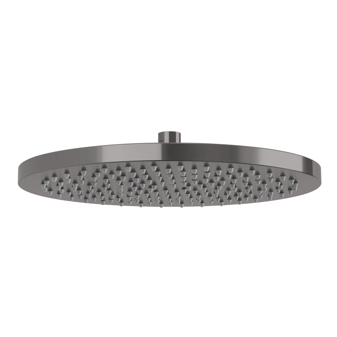 Phoenix Vivid Shower Rose 300Mm Round - Brushed Carbon