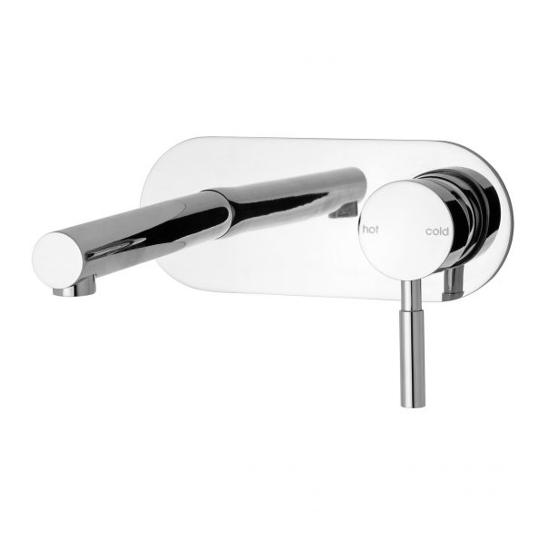 Phoenix Vivid Wall Bath Mixer Set 200Mm - Chrome