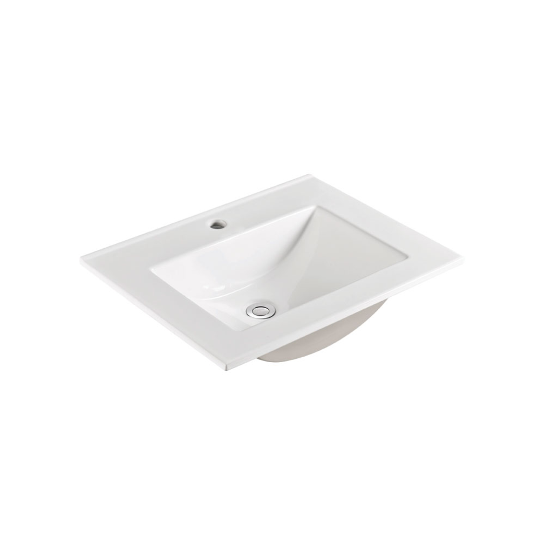 Fienza Vanessa 600 X 460Mm Top Only Polymarble (Fienza P#:60Van)