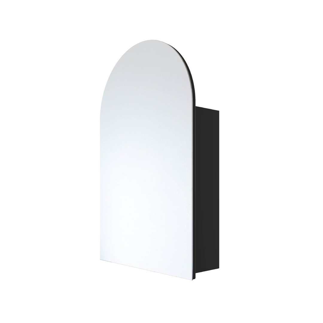 Thermogroup Vienna Arch Mirror Cabinet 500mm X 800mm X 150mm - Black