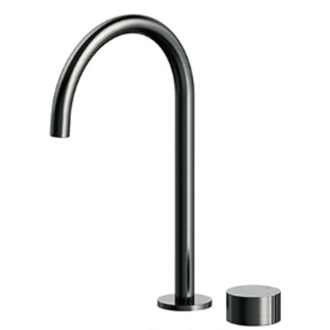 Streamline Venn Basin Mixer with Extended Height Spout - Gunmetal