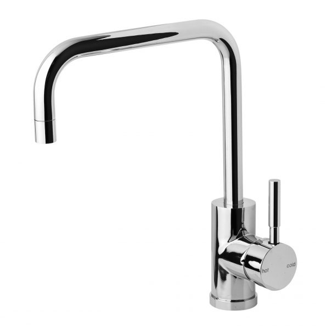 Phoenix Vivid Sidelever Mixer 220mm Squareline - Chrome