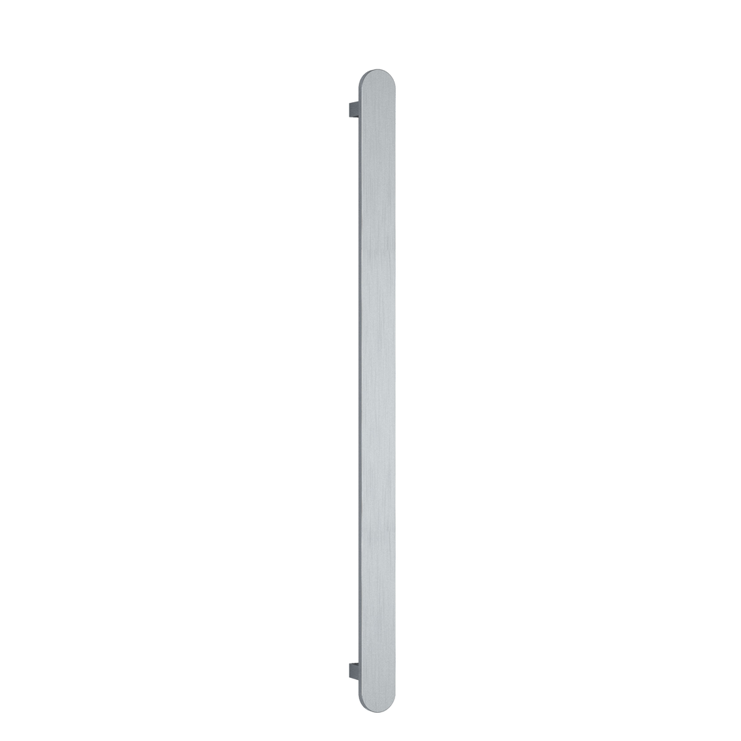 Thermoril Verticle Towel Bar Flat/Pill 900x50x50mm 12V - Brushed Chrome (20Watt)