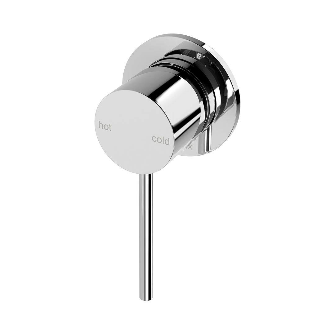 Phoenix Vivid Slimline Switchmix Shower/Wall Mixer 60mm Backplate Fit-Off Kit - Chrome