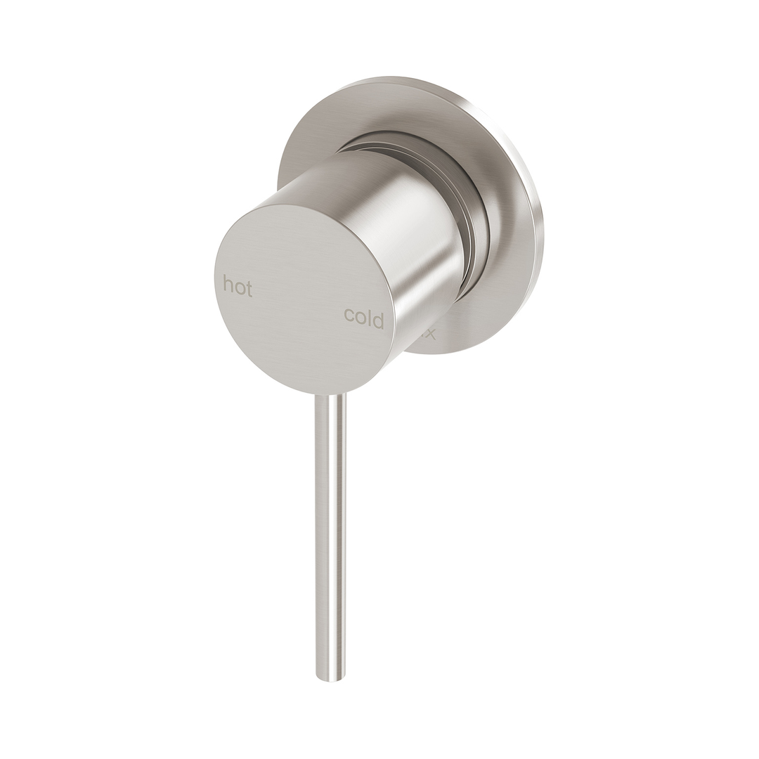 Vivid Slimline Switchmix Shower/Wall Phoenix Mixer 60mm B/Plate & Extended Lever - Brushed Nickel