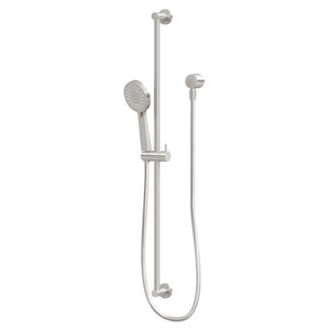 Phoenix Vivid Slimline Extended Rail Shower - Brushed Nickel