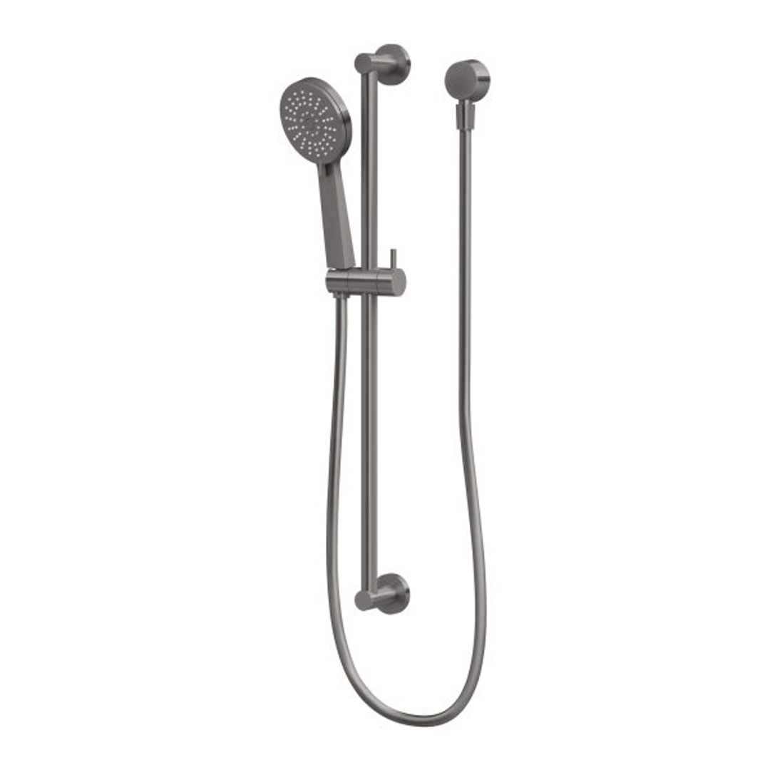 Vivid Slimline Rail Phoenix Shower - Brushed Carbon