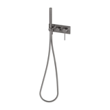 Phoenix Vivid Slimline Wall Shower System - Brushed Carbon