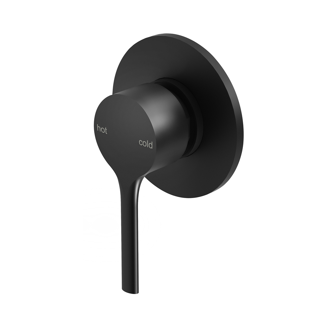 Phoenix Vivid Slimline Oval Switchmix Shower/Wall Mixer Fit Off Kit - Matte Black