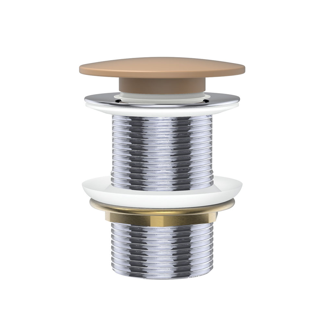 Pop-Up 32mm Non-Overflow Fienza Basin Waste, Dusk Solid Surface Cap