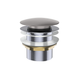 Pull Out / Pop Up 40mm Fienza Bath Waste No Overflow Gun Metal Was79Gm