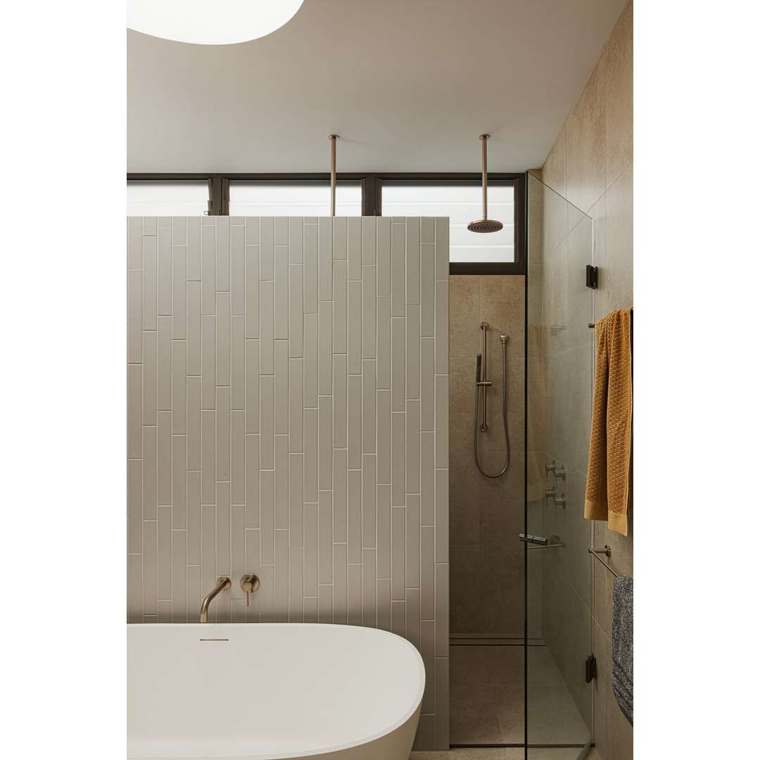 Meir Round Ceiling Shower Arm 300Mm - Champagne