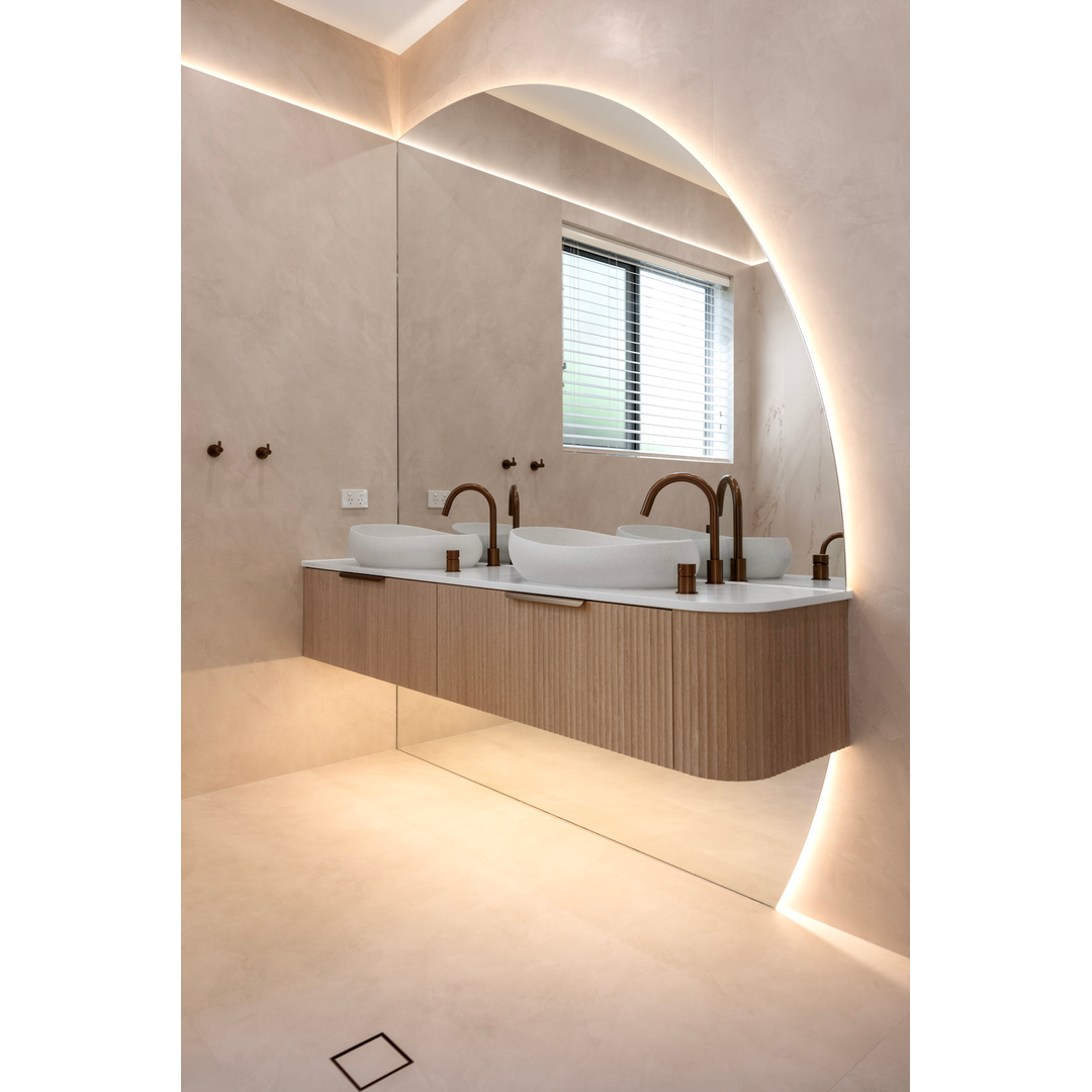 Meir Round Hob Mounted Swivel Spout - Lustre Bronze