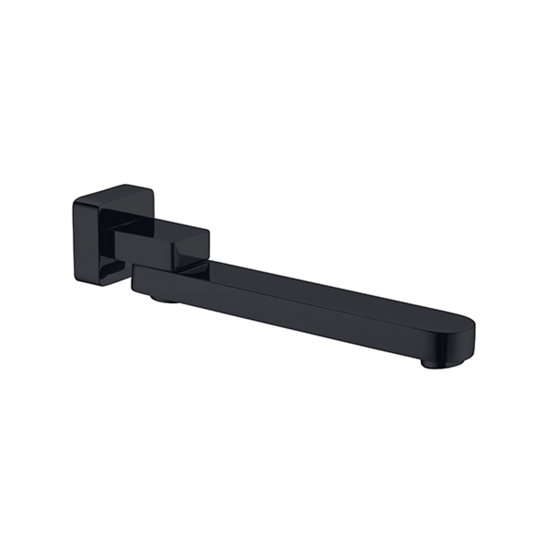 Bianca Swivel Nero Bath Spout - Matte Black