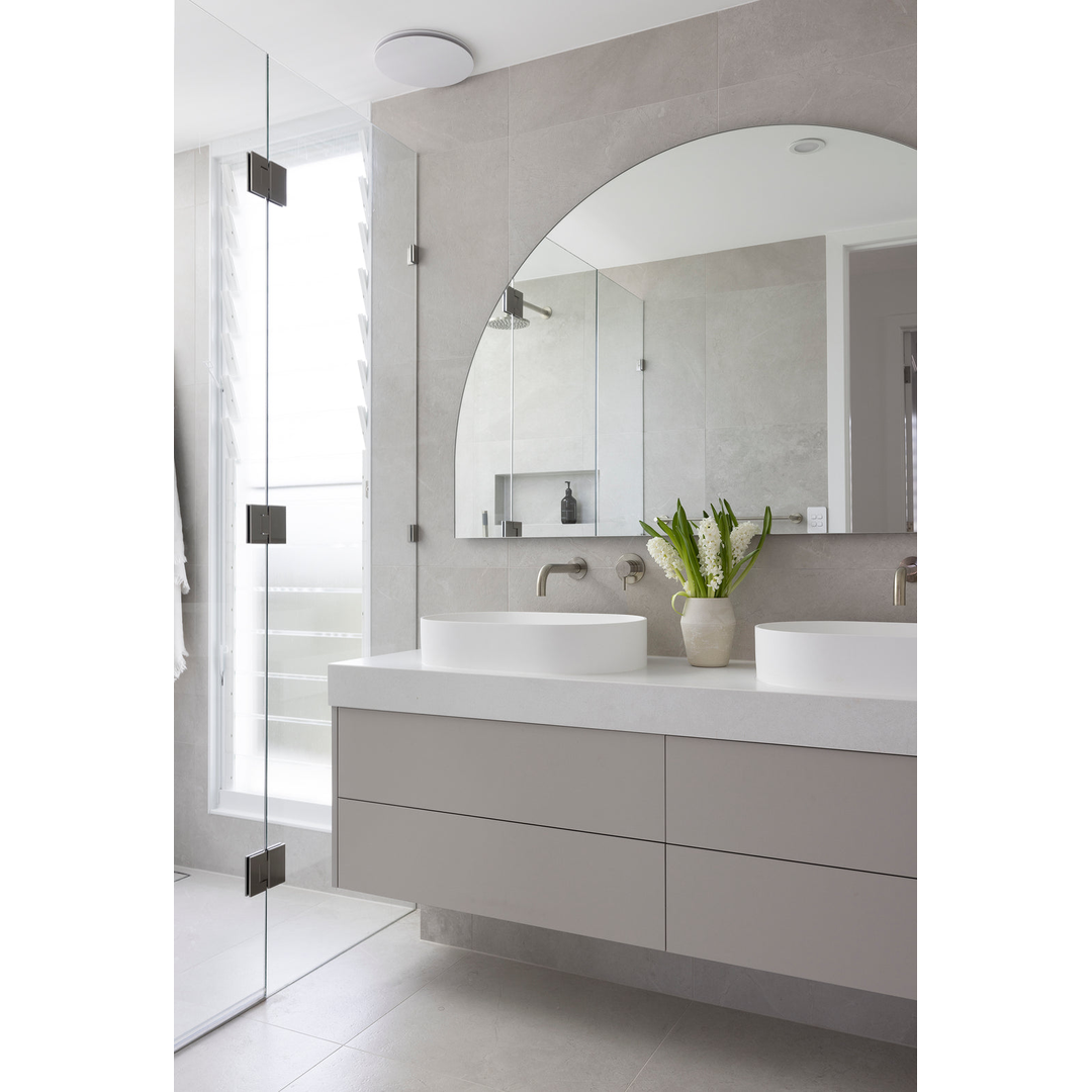 Meir Glass To Glass Shower Door Hinge - Shadow