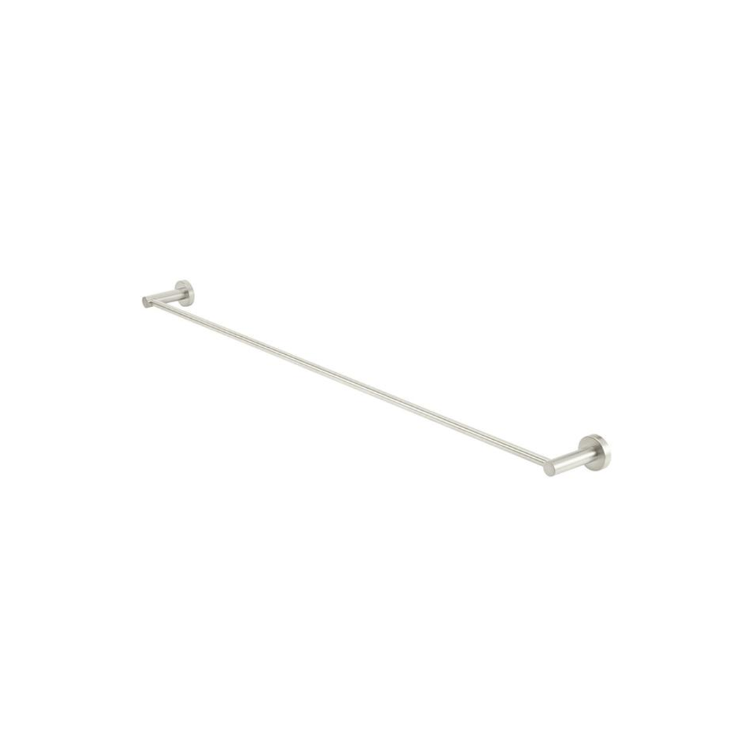 Meir Round Single Towel Rail 900Mm - Brushed Nickel
