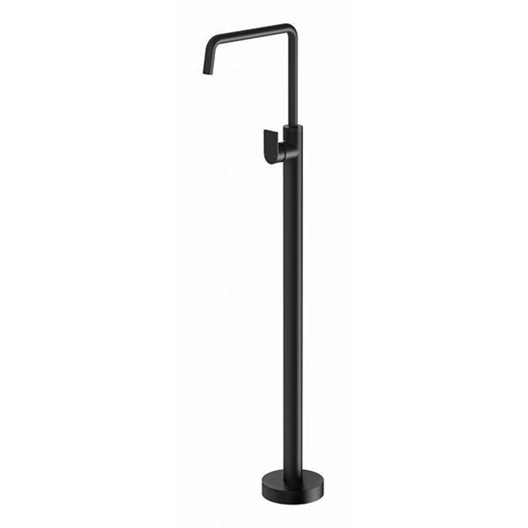 Phoenix Mekko Floor Mount Bath Filler - Matte Black
