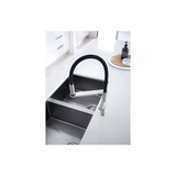 Blix Blix Flexible Hose Phoenix Sink Mixer Round - Brushed Nickel