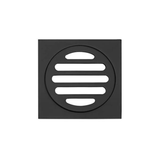 Meir Square Floor Grate Shower Drain 80Mm Outlet - Matte Black