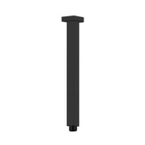 Nero 450Mm Square Ceiling Arm - Matte Black