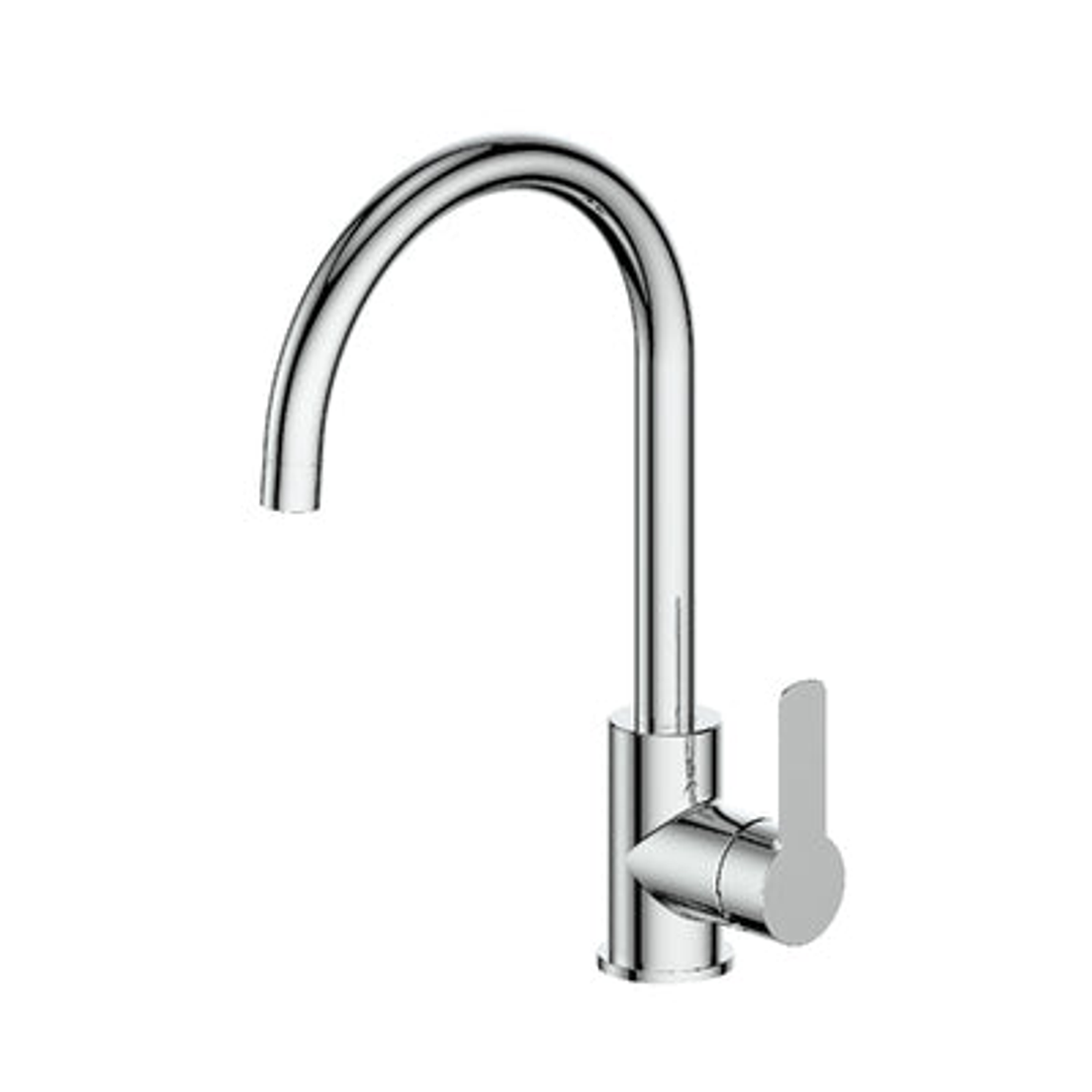 Greens Astro II Gooseneck Sink Mixer - Chrome