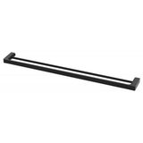 Phoenix Gloss Double Towel Rail 800mm - Matte Black