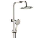 Fienza Kaya Twin Rail Shower - Brushed Nickel