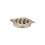 Meir Square Floor Grate Shower Drain 100Mm Outlet - Champagne