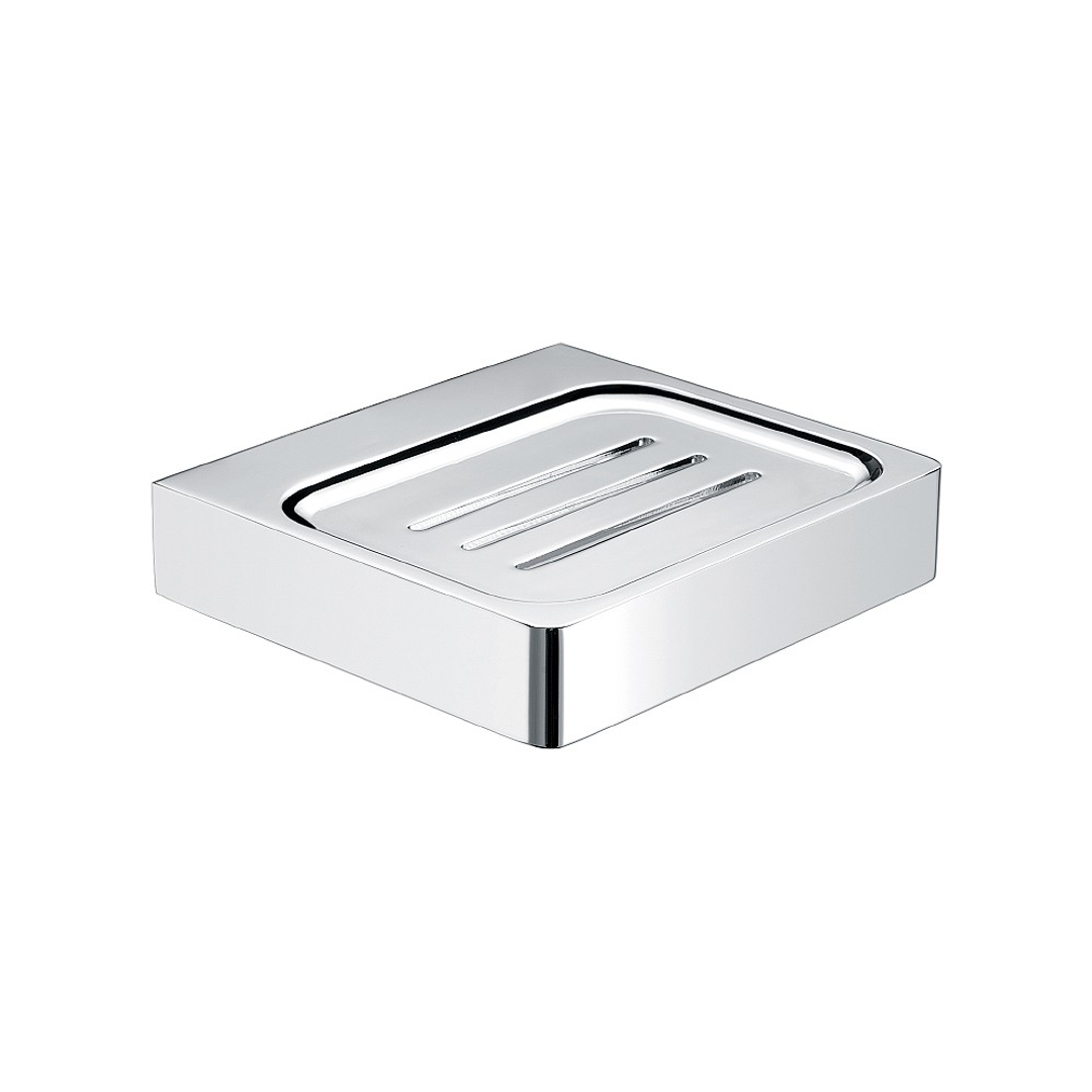 Streamline Eneo  Soap Dish With 3 Drain Slots - Brushed Brass PVD
