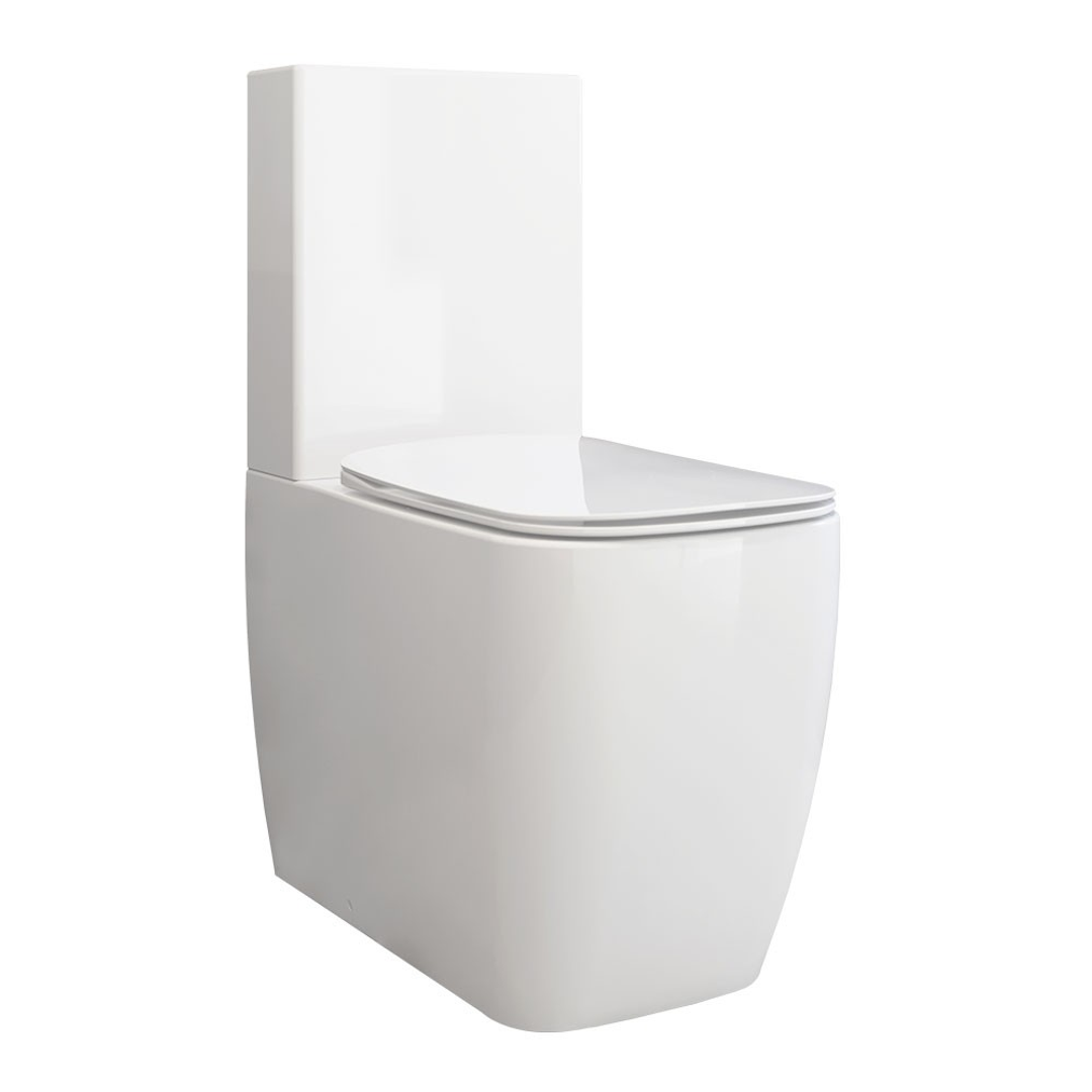 Streamline Eneo Btw Back Inlet Toilet Suite Slim Line Seat