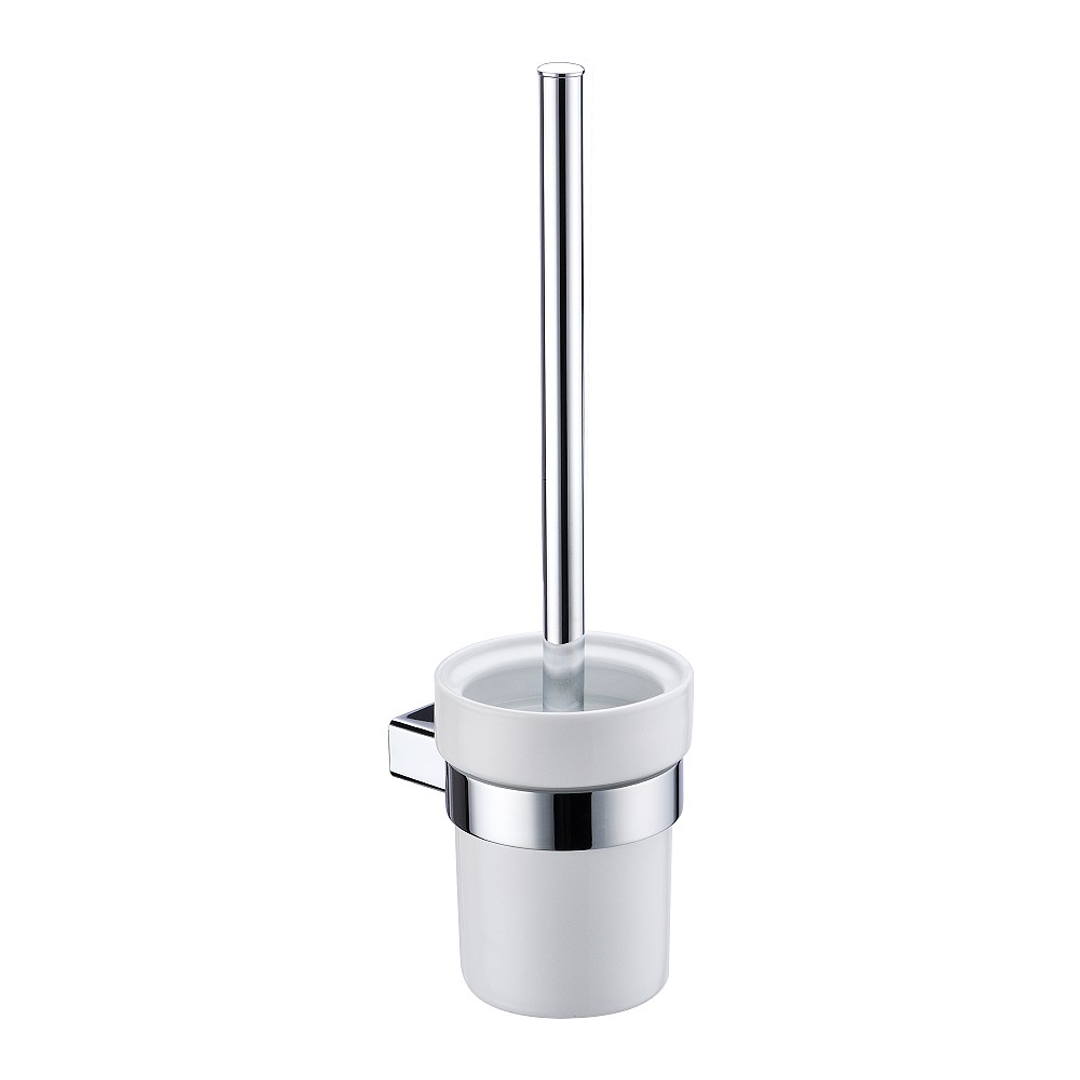Streamline Eneo  Toilet Brush With Ceramic Holder - Rose Gold PVD