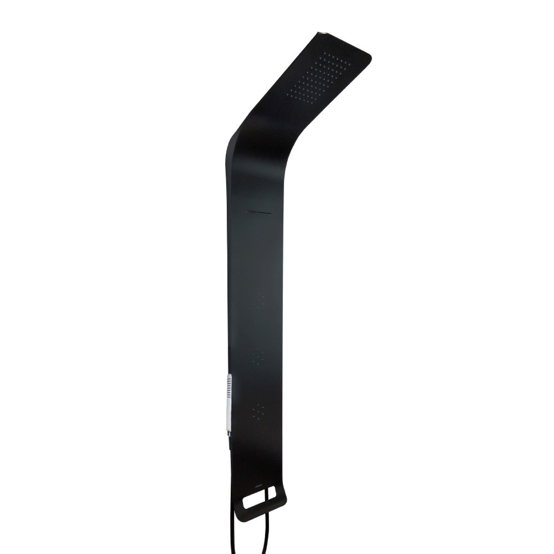 Streamline  Synergii Shower Panel Multi Function Tower with Right Side Controls - Matte Black