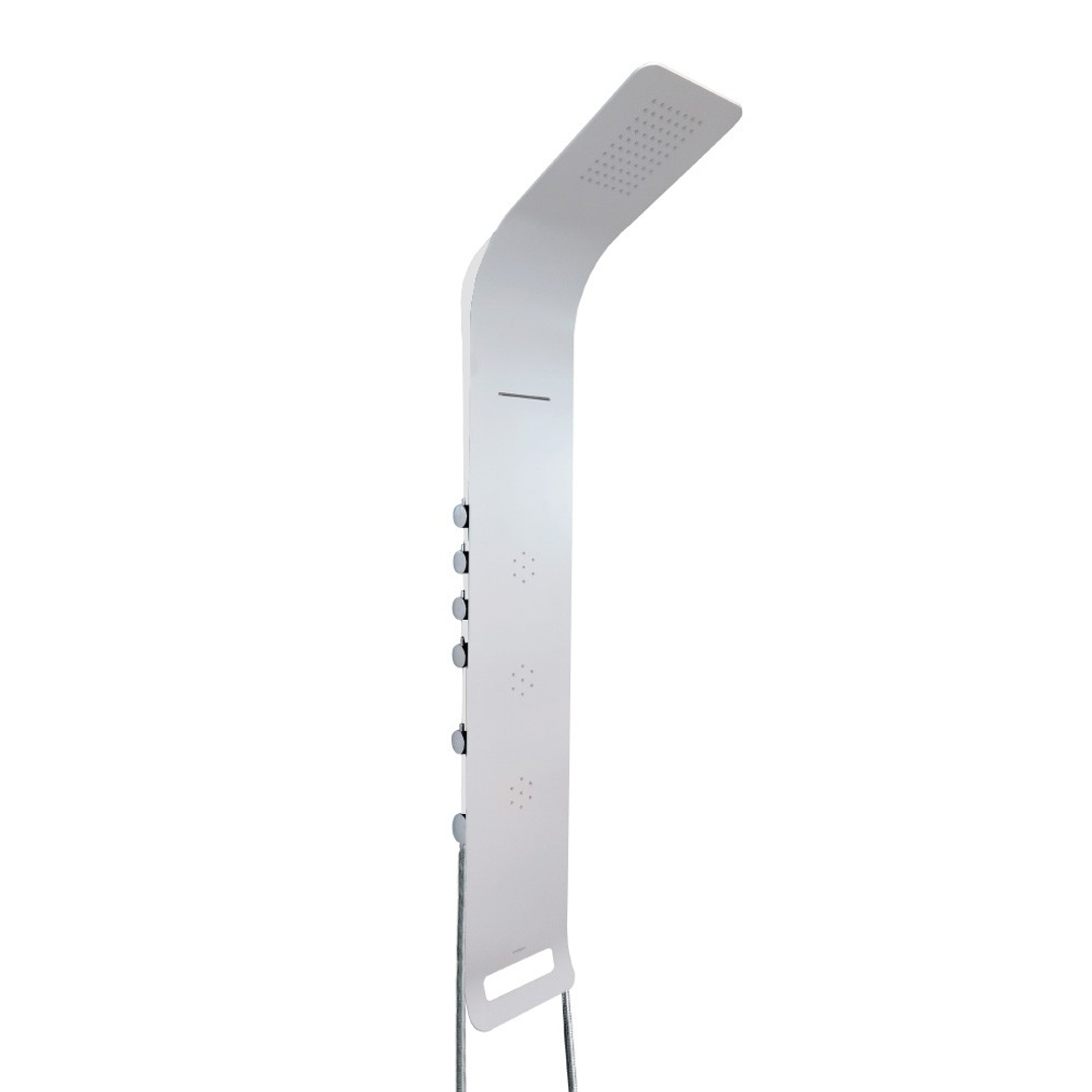 Streamline Synergii  Shower Panel Left Side Operation - White