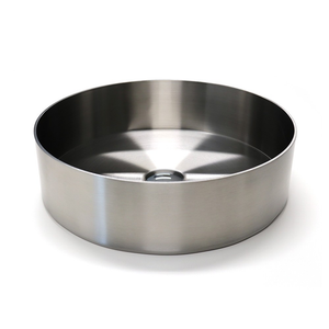 Streamline Venn 400mm Steel Above Counter Basin - Stainless Steel