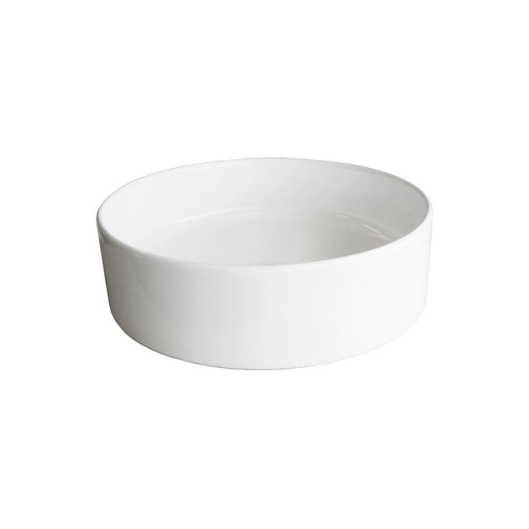 Streamline Arcisan Xoni Thin Round Above Counter  Basin 400mm - Dia White