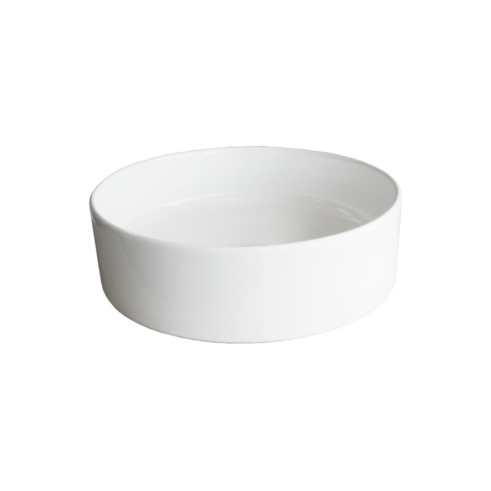 Streamline Arcisan Xoni Thin Round Above Counter Basin 400mm - Dia White