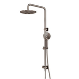 Axus Streamline Shower Column Dual In Div 250Mm Head Air-Fusion H/Shower - Dark Bronze
