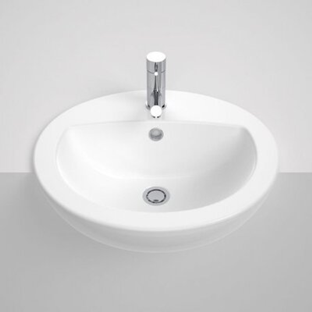 Stylus Venecia Semi-Recessed Basin 3Th White