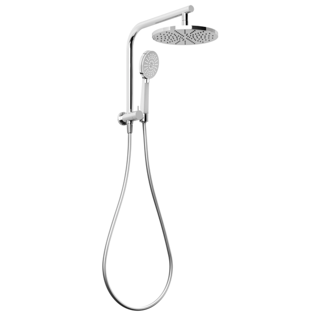 Phoenix Vivid Slimline Compact Twin Shower - Chrome