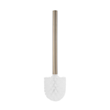 Meir Round Toilet Brush And Holder - Champagne
