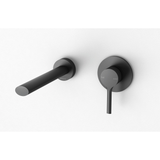 Phoenix Oval Basin Outlet  Vivid Slimline - Matte Black