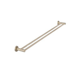 Meir Round Double Towel Rail 900Mm - Champagne