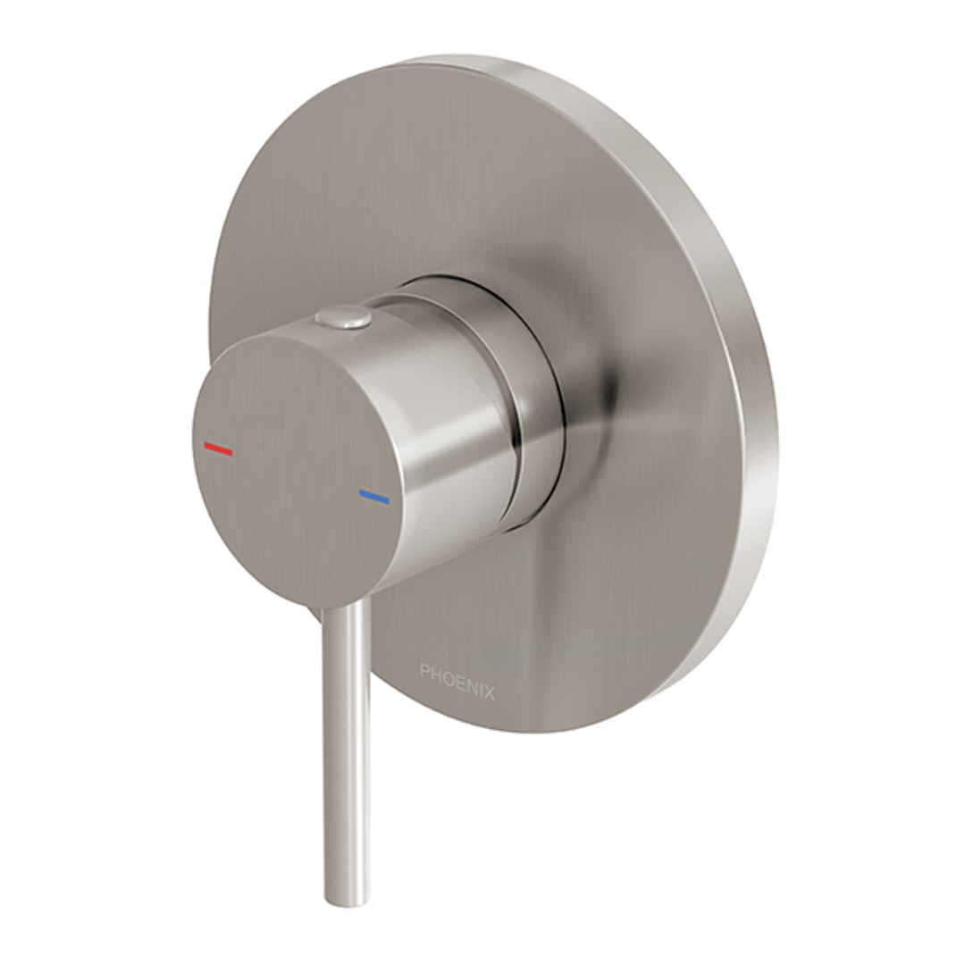 Shower/Wall Phoenix Pina Mixer - Brushed Nickel