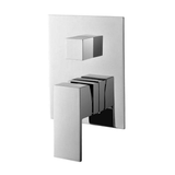 Aspire Unity Square Shower Mixer W/ Diverter - Chrome