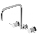 Phoenix Vivid Pin Lever Wall Sink Set Squareline - Chrome