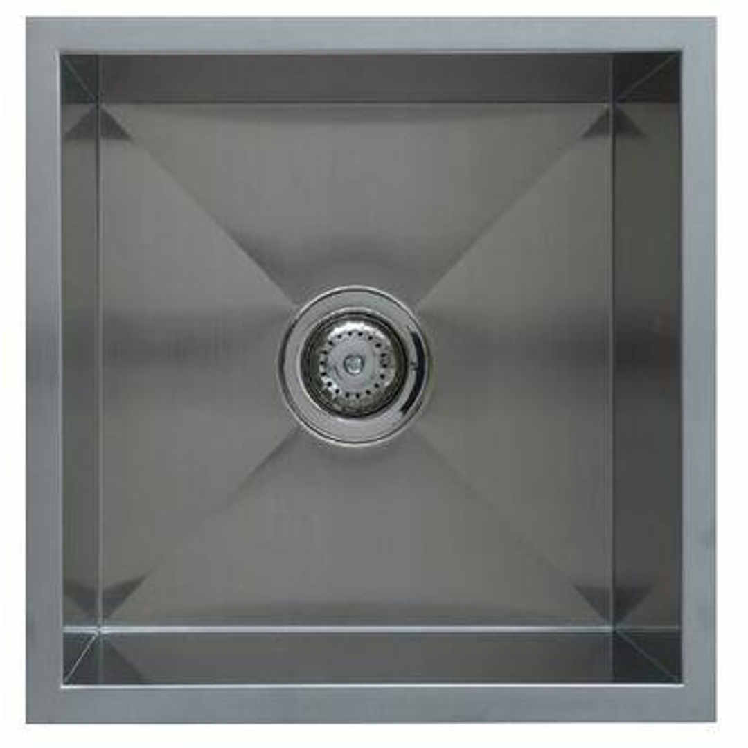 Interchange Uptown Single Bowl Sink 450 X 450 X 200 - Radius Corner