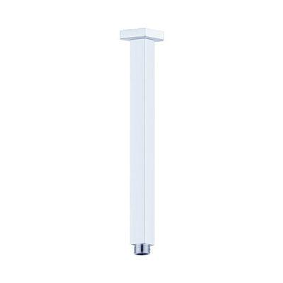 Nero 150Mm Square Ceiling Arm - Chrome