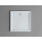 Oceano Stonelite Eco Shower Base Rear Outlet Chrome Waste - 900 x 1000mm