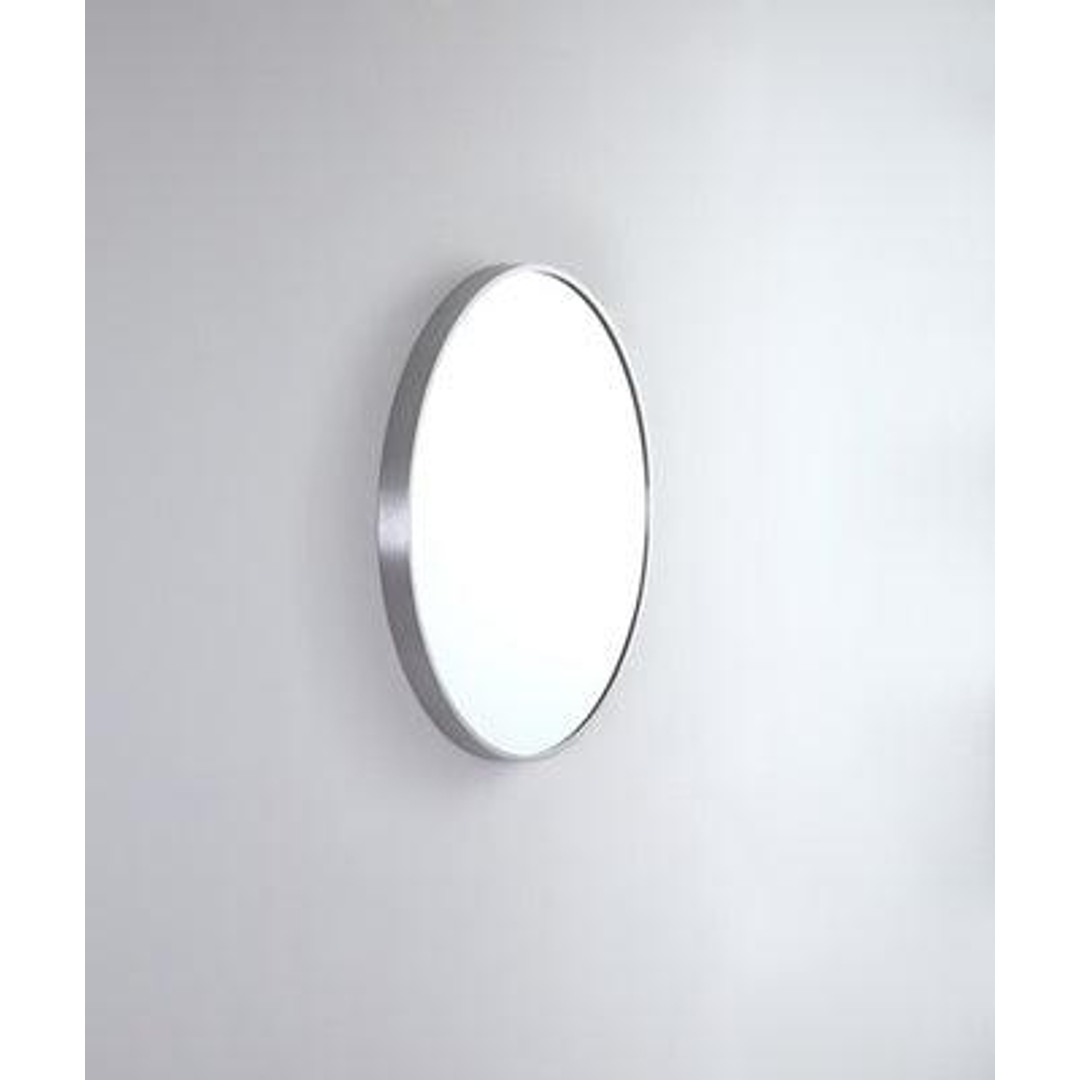 Remer Modern Round  610W X 610H X 40D - Brushed Nickel