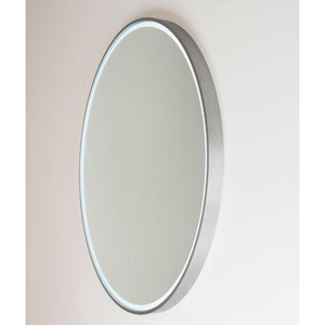 Remer Sphere Led Mirror 610W X 610H X 40D  - Brushed Nickel